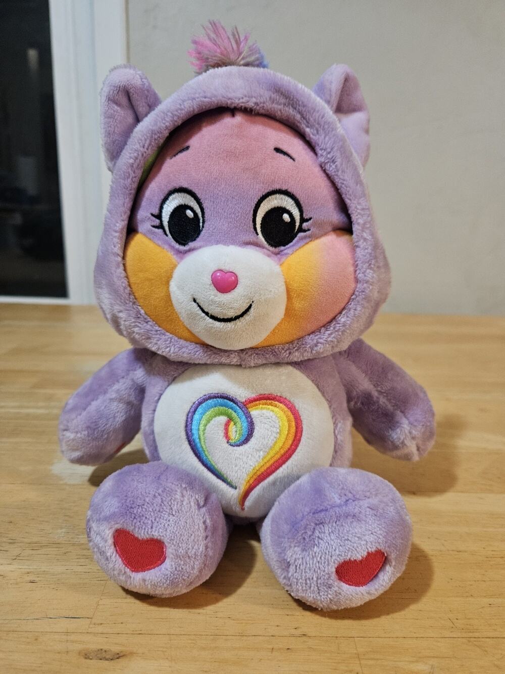 Care Bears Togetherness Bear Purple Pegasus 2021 Hoodie Friends Plush 12”